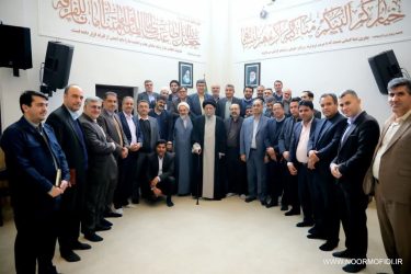 دیدار شهرداران گلستان با نماینده معزز ولی فقیه در استان گلستان و امام جمعه گرگان به مناسبت ایام الله دهه مبارک فجر انقلاب اسلامی