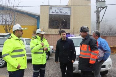 بازدید معاون عمرانی استاندار از محورهای کوهستانی و برفگیر گلستان