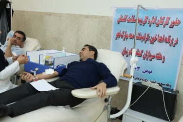 همدلی کارکنان بیمه سلامت گلستان با بیماران نیازمند به خون