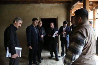 بازدید معاون هماهنگی امور عمرانی استاندار از پروژه نوسازی فنس کشی محدوده مرال های پارک جنگلی قرق