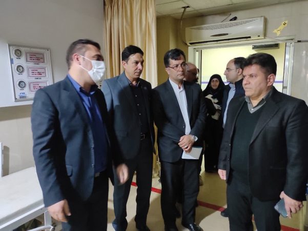 بازدید هیئت وزارت بهداشت از مرکز آموزشی درمانی آل جلیل آق قلا