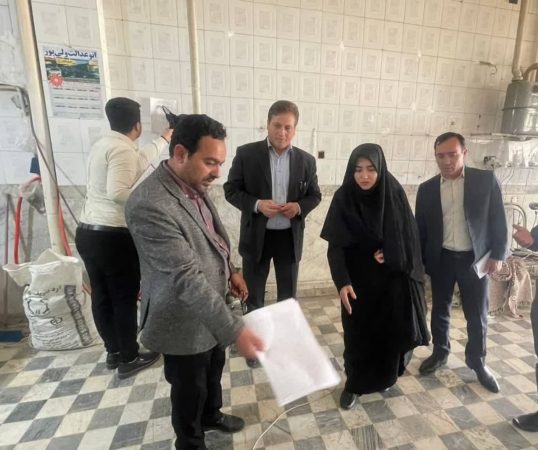بازدید اعضای کارگروه آرد و نان کلاله از خبازی های آزاد پز