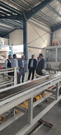 بازدید سرپرست معاونت هماهنگی امور اقتصادی استانداری گلستان از چند واحد و طرح صنعتی در شهرک صنعتی آق قلا