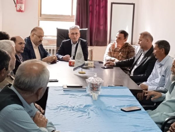 دیدار ریاست دانشگاه پیام‌نور استان گلستان با مسئولان و خیرین شهرستان آق‌قلا