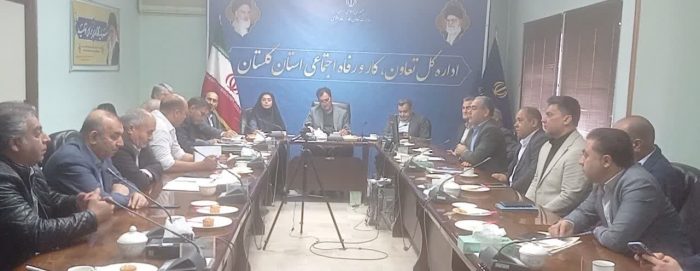 نشست تخصصی سرپرست اداره کل تعاون ، کار و رفاه اجتماعی استان گلستان با اتحادیه های تعاونی