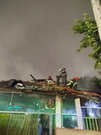 مهار آتش‌سوزی نانوایی لاله سیزدهم با حضور به‌موقع آتش‌نشانان