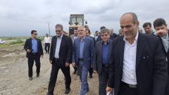 بازدید معاون وزیر راه و مدیرعامل راه‌آهن کشور از پروژه‌های عمرانی شهرستان ترکمن