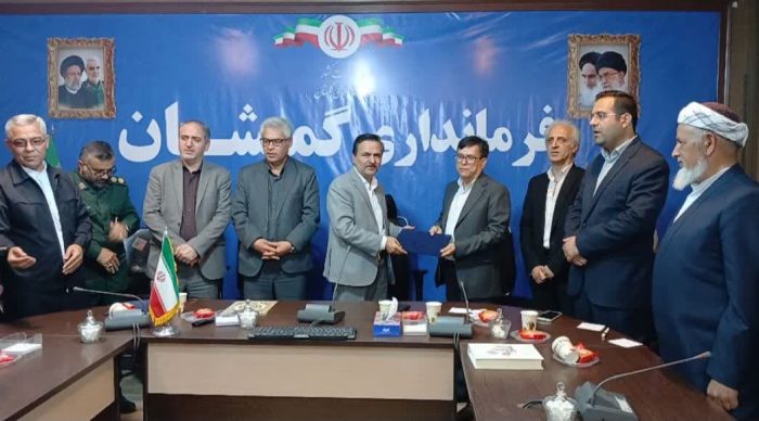 برگزاری آیین تودیع و معارفه فرماندار شهرستان گمیشان