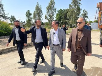 بازدید معاون سیاسی امنیتی و اجتماعی استاندار گلستان از مراکز خرید تضمینی گندم در آزادشهر