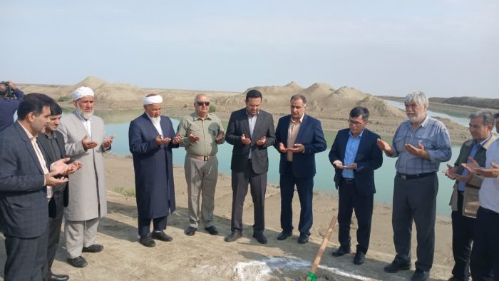 آغاز عملیات اجرایی ایستگاه پمپاژ آب دریای خزر به تالاب بین‌المللی گمیشان
