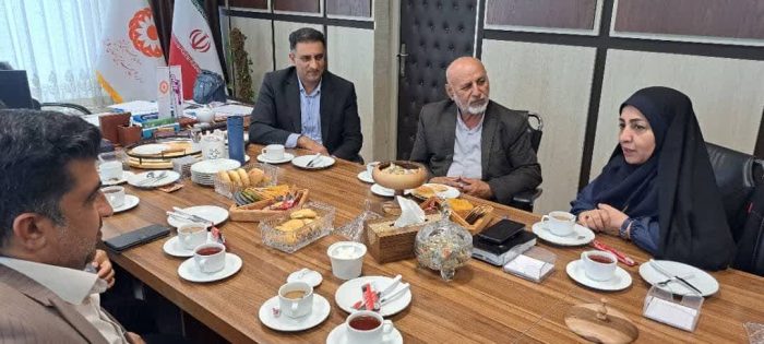 دیدار شهردار قرق و اعضای شورای اسلامی با سرپرست اداره کل بهزیستی استان گلستان