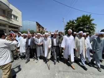 خروش پرشور مردم بندرترکمن در راهپیمایی جمعه همدلی و ایستادگی