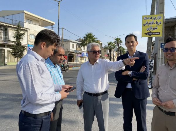 بررسی مشکلات ترافیکی بندر ترکمن و تاکید بر باز شدن گره های ترافیکی در بازدید فرماندار