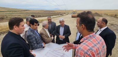 بازدید معاون هماهنگی امور اقتصادی استانداری گلستان از طرح توسعه ناحیه صنعتی دهنه