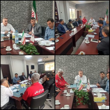 برگزاری جلسه برنامه‌ریزی جهت آزمون عملی استخدامی آتش‌نشانی گرگان