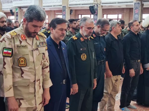 حضور معاون استاندار گلستان در مراسم تشییع شهدای فراجا در گرگان