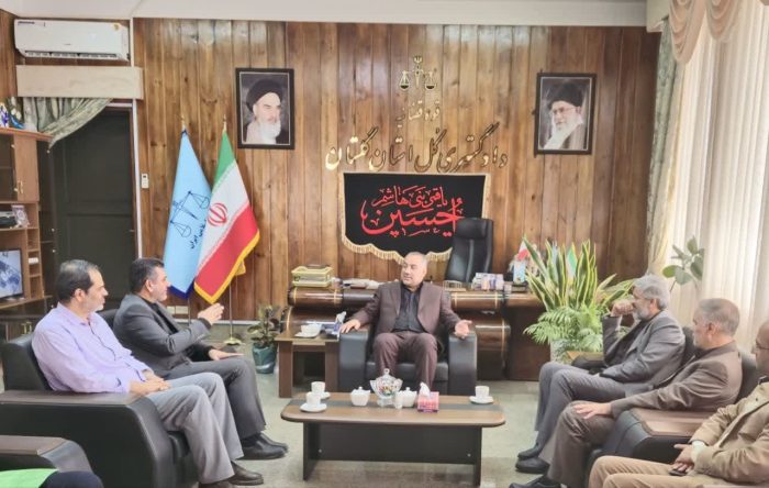 دیدار مدیر شرکت ملی پخش فرآورده های نفتی منطفه گلستان با رئیس کل دادگستری