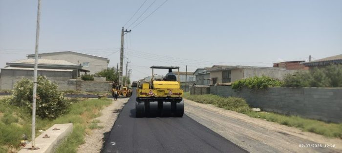 اهالی روستای قره کیله شهرستان گمیشان هم از نعمت آسفالت برخوردار شدند
