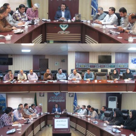 برگزاری جلسه پدافند غیر عامل در اداره کل دامپزشکی استان گلستان