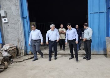 بازدید معاون هماهنگی امور اقتصادی استانداری گلستان از واحدهای صنعتی فعال در شهرک صنعتی گرگان ۱ سرخنکلاته