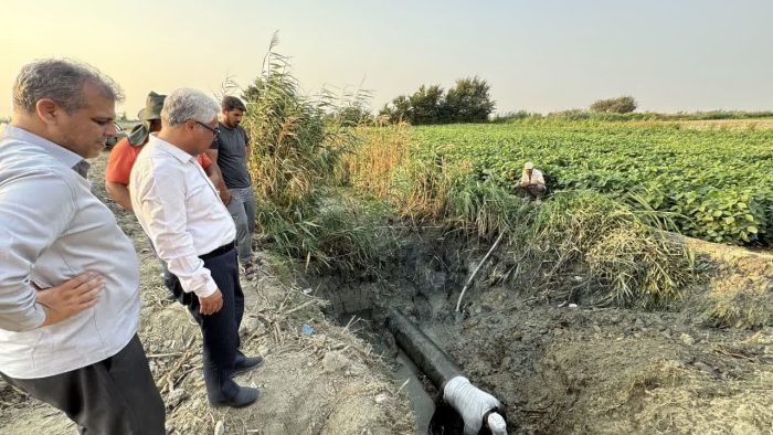 آغاز مسدود سازی برداشت های غیر مجاز خط انتقال آب شرب بندرترکمن