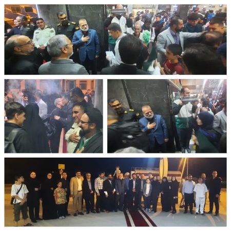 استقبال کم نظیر مردم استان گلستان از اعزام نخستین قطارفوق العاده اربعین