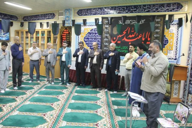 برگزاری مراسم زیارت وارث ، عزاداری سرور و سالار شهیدان حضرت اباعبدالله الحسین و یاران باوفایش در شرکت گاز استان گلستان