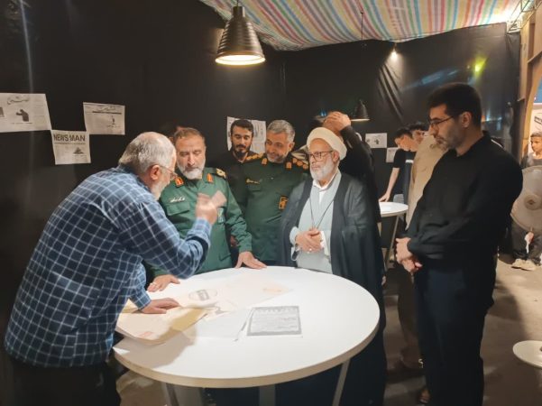 بازدید فرمانده و مسئول نمایندگی ولی فقیه سپاه نینوا از خیابان اربعین گرگان
