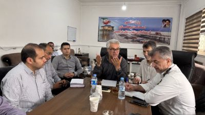 برگزاری جلسه شورای ترافیک شهرستان ترکمن با محوریت بررسی مشکلات گذر ریل آهن