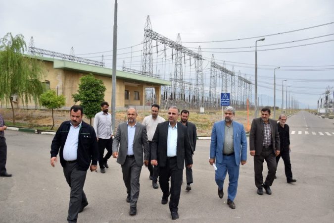 بازدید فرماندار شهرستان علی آباد کتول به همراه معاون پیشگیری از وقوع جرم و دادستان شهرستان از نیروگاه سیکل ترکیبی