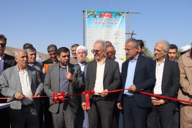بهره برداری از یک راه روستایی در کلاله پس از ۱۸ سال
