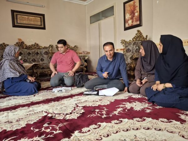 بازدید تیم ویزیت از مددجویان اعصاب و روان با هدف پیگیری روند درمان