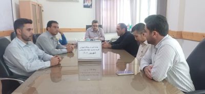 نشست هماهنگی هفته دفاع مقدس دراداره گاز گالیکش
