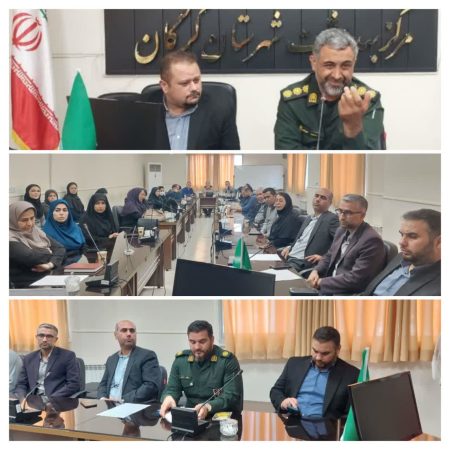 نشست بصیرت افزایی و جهاد تبیین بمناسبت هفته دفاع مقدس با سخنرانی سرهنگ علیخانی فرمانده محترم سپاه شهرستان گرگان در مرکز بهداشت شهرستان گرگان برگزار گردید