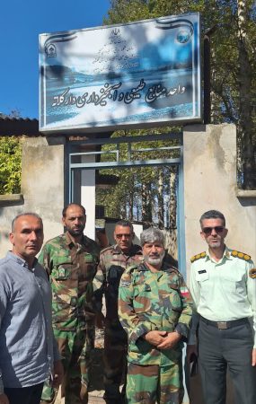 بازدید سرزده فرمانده یگان حفاظت منابع طبیعی گلستان از واحد دارکلاته