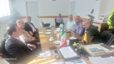 دیدار فرمانده سپاه ، شهردار ورئیس پزشکی قانونی کردکوی با رئیس اداره گاز شهرستان