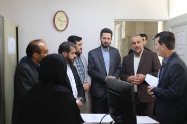 بازدید رئیس کل دادگستری گلستان از دادگاه های صلح شهرستان گرگان