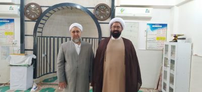 دیدار مدیر مرکز اسلامی گلستان با امام جماعت مسجد حضرت علی(ع) روستای قرانکی جنگل