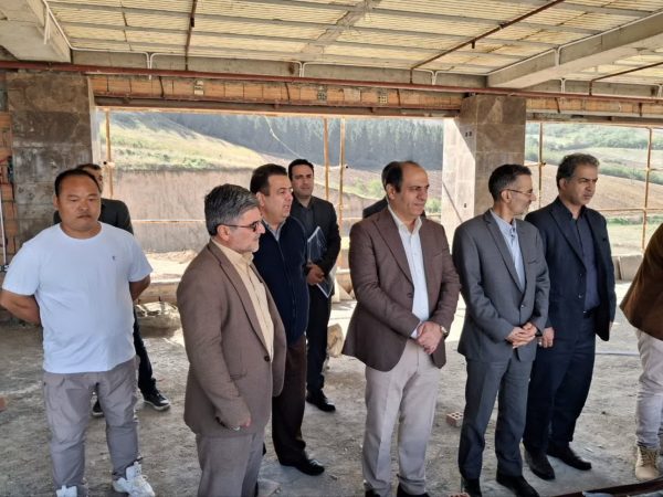 بازدید بازرس کل استان گلستان از پروژه شهربازی مدرن و سورتمه ریلی گرگان