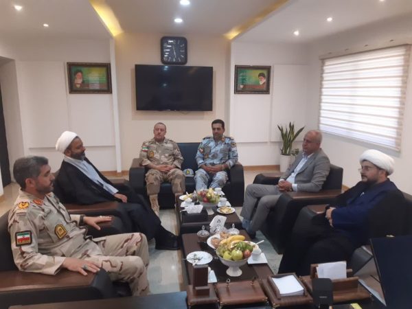 دیدارفرمانده مرزبانی گلستان با مدیر کل شیلات استان به مناسبت هفته انتظامی