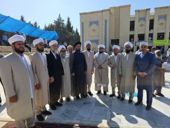 حضور معاونین و مسئولان مرکز اسلامی استان گلستان در آیین فارغ‌التحصیلی طلاب مدرسه علمیه خاتم‌الانبیاء (ص) شهر فراغی