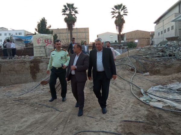 پیگیری اجرای بخش جدید در حال احداث مجموعه بیمارستان ۵ آذر گرگان