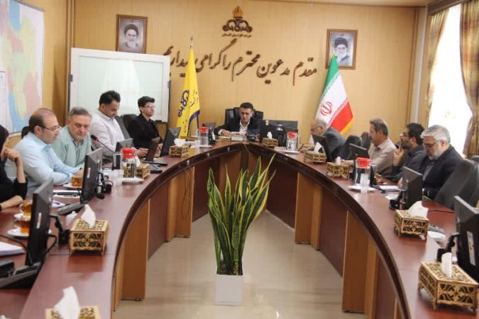 برگزاری جلسه کمیته وصول مطالبات در شرکت گاز استان گلستان