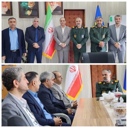 شهردار گرگان با فرمانده جدید سپاه نینوا گلستان دیدار کرد