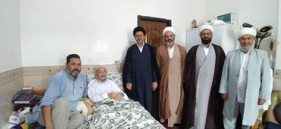 دیدار و عیادت از حاج‌اله‌بردی آخوند پرهیز در بندرترکمن