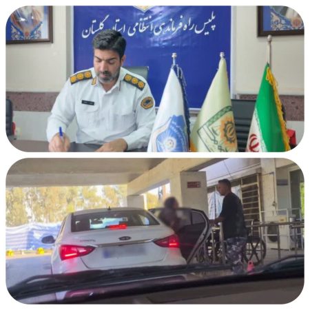 تیم گشت پلیس راه ناجی راننده شد