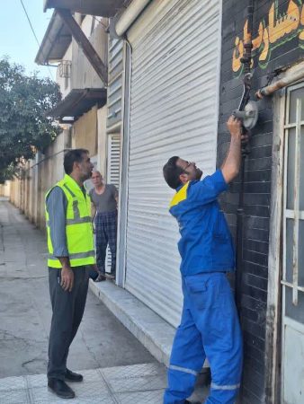 تمرین آمادگی نانوایان آزادشهر برای تداوم پخت نان در زمان افت احتمالی فشار گاز