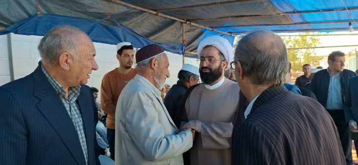 حضور مدیر مرکز اسلامی گلستان در مراسم ترحیم مرحوم صابر کاظمی، والیبالیست فقید تیم ملی