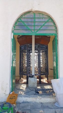 ساخت و نصب گنبد و ضریح «عالم‌بابا» و «چوپان‌آتا» در منطقه زیارتی خالد نبی علیه‌السلام