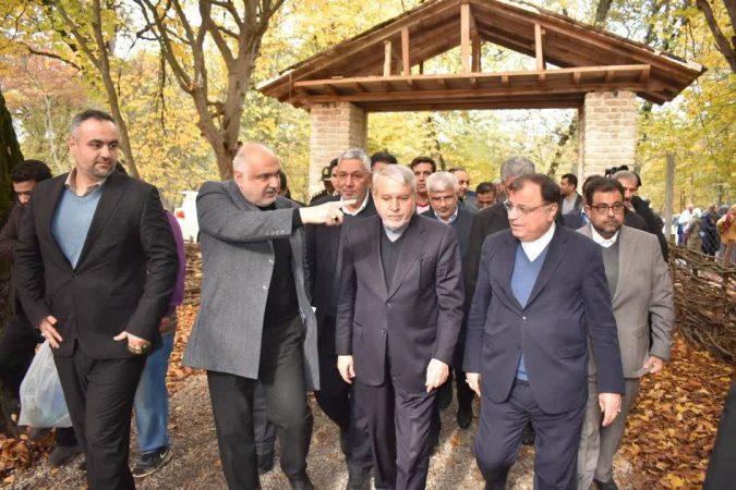 بازدید از پروژه درحال ساخت موزه میراث روستایی گلستان در پارک جنگلی قرق در شهرستان گرگان